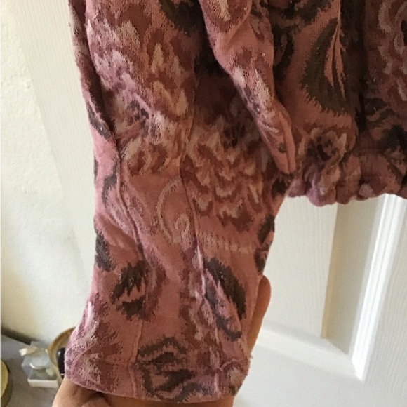 Free people New No Ordinary Jacquard Cropped Sweater Small - Picture 5 of 5